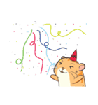 Tochi - Funny and Lucky Hamster（個別スタンプ：35）