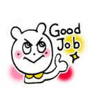 白クマのハッピー（個別スタンプ：15）