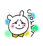 白クマのハッピー（個別スタンプ：17）