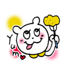 白クマのハッピー（個別スタンプ：21）