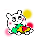 白クマのハッピー（個別スタンプ：24）