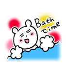 白クマのハッピー（個別スタンプ：39）