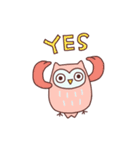 Cute owls（個別スタンプ：11）