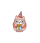 Cute owls（個別スタンプ：14）
