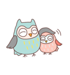 Cute owls（個別スタンプ：17）
