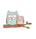 Cute owls（個別スタンプ：38）
