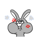 白黒つけろうさぎ（個別スタンプ：13）
