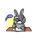 白黒つけろうさぎ（個別スタンプ：15）