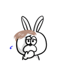 白黒つけろうさぎ（個別スタンプ：23）