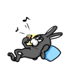 白黒つけろうさぎ（個別スタンプ：31）
