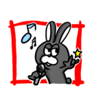 白黒つけろうさぎ（個別スタンプ：32）