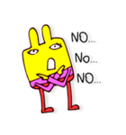 Mr.Yellow rabbit（個別スタンプ：26）