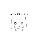 手描き女の子（個別スタンプ：7）