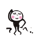 全身黒タイツのぬめ子さん（個別スタンプ：5）