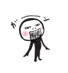 全身黒タイツのぬめ子さん（個別スタンプ：30）