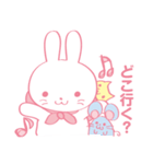 ツンデレかわいい！うさぎ彼女（個別スタンプ：3）