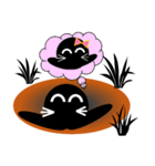 u的黒もぐら（個別スタンプ：5）