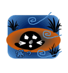 u的黒もぐら（個別スタンプ：26）