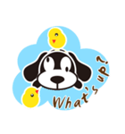 Star Dog and Chicks' Story（個別スタンプ：18）