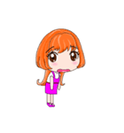 ORANGE GIRL mood articles（個別スタンプ：10）