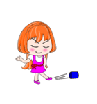 ORANGE GIRL mood articles（個別スタンプ：29）