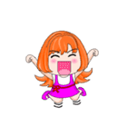 ORANGE GIRL mood articles（個別スタンプ：30）