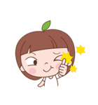 Little Apple Girl（個別スタンプ：7）