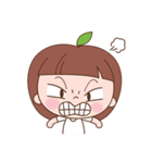Little Apple Girl（個別スタンプ：8）