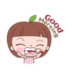 Little Apple Girl（個別スタンプ：13）