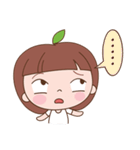 Little Apple Girl（個別スタンプ：15）