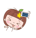 Little Apple Girl（個別スタンプ：27）