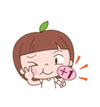 Little Apple Girl（個別スタンプ：31）