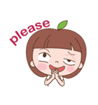 Little Apple Girl（個別スタンプ：36）