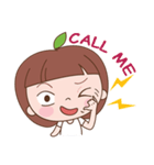 Little Apple Girl（個別スタンプ：39）