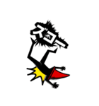 謎の宇宙人 レッドパイロン（個別スタンプ：14）