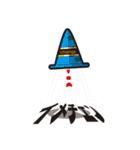 謎の宇宙人 レッドパイロン（個別スタンプ：40）