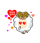 lovely sheep~for english（個別スタンプ：36）