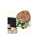 Chestnut the office worker（個別スタンプ：36）