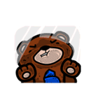 Mr.Bear's life（個別スタンプ：17）