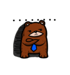 Mr.Bear's life（個別スタンプ：22）