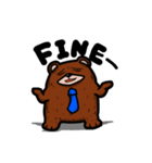 Mr.Bear's life（個別スタンプ：35）