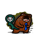 Mr.Bear's life（個別スタンプ：37）