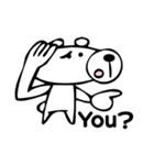 クマの一言 ほぼ50音（個別スタンプ：28）