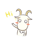 Crazy Goaty - Lucky and Happy Goat（個別スタンプ：1）