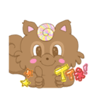 お菓子な動物アイスピョン（個別スタンプ：4）