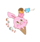 お菓子な動物アイスピョン（個別スタンプ：5）