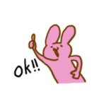 もふ好きうさぎ（個別スタンプ：1）