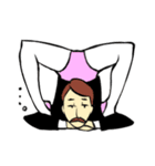 自由なレオタードおじさん（個別スタンプ：17）
