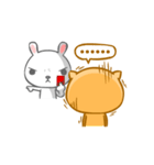 PuDa ＆ Rabbit（個別スタンプ：32）