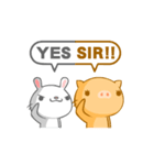 PuDa ＆ Rabbit（個別スタンプ：38）